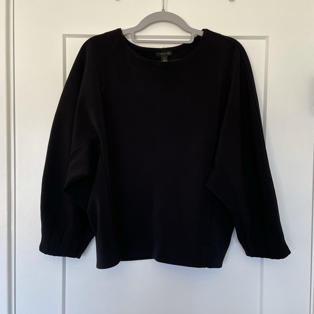 Ann Taylor Balloon Sleeve Sweatshirt